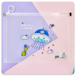 کاور A5 زیپ دار حیوانات فضانورد - مدل-1