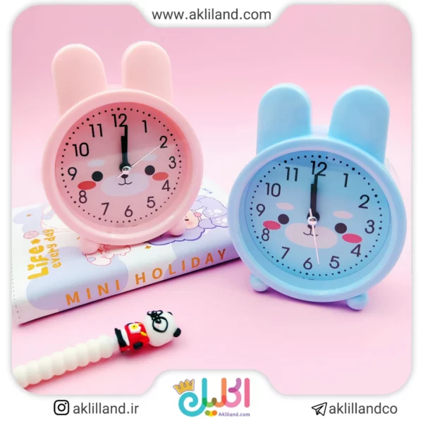 ساعت رومیزی خرگوش خوابالو