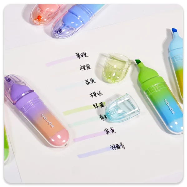پک 4 عددی هایلایتر مدل Dream Bubbles PVC - Image 5