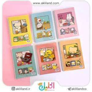 دفتر 60 برگ مجلد دو خط پیتیکو
