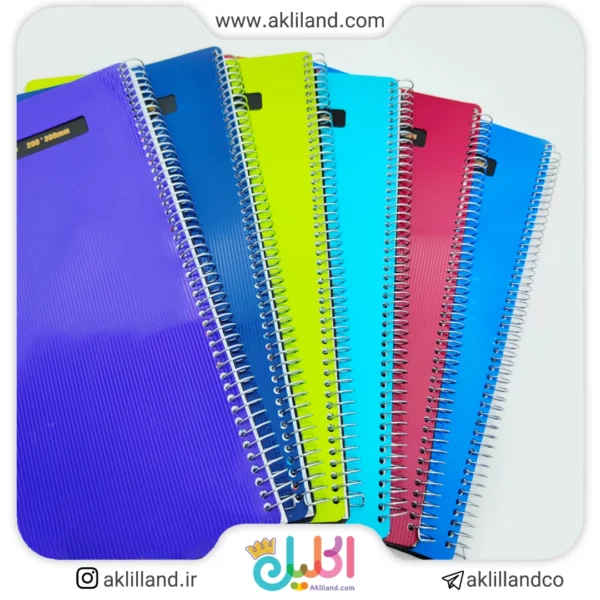 دفتر رحلی صد برگ سیمی