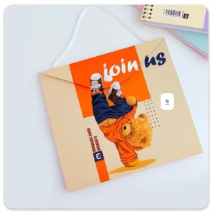 دفتر نقاشی سیمی 60 برگ دکمه دار