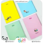 دفتر 50 برگ سیمی گلاسه پیک فدک