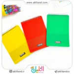 دفترچه یادداشت 1/8 طلقی 80 برگ