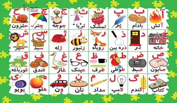 آموزش حروف الفبا