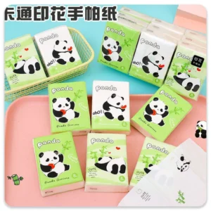 دستمال جیبی طرح حیوانات (مدل رندوم) - پاندا-مدل-رندوم