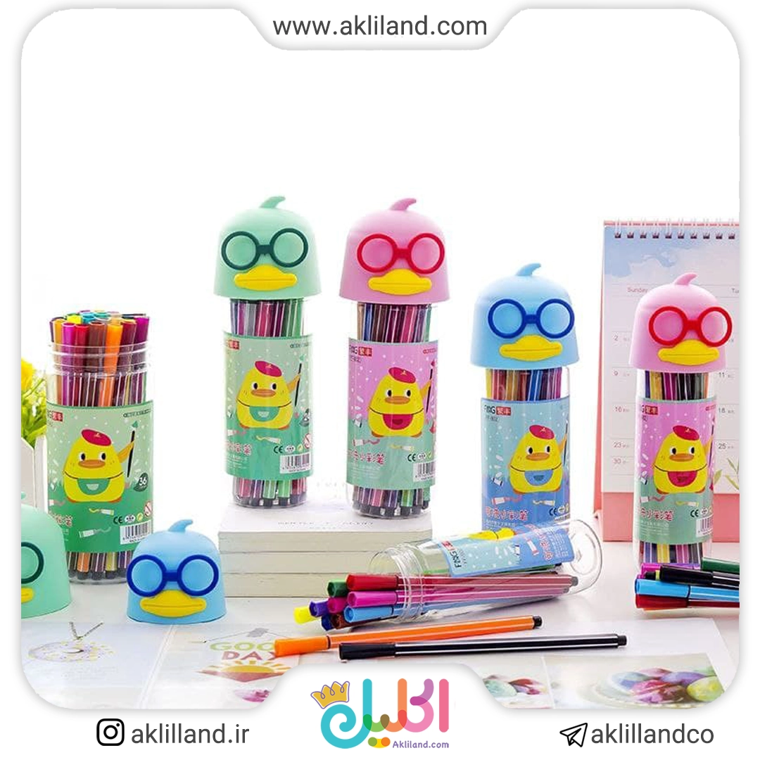 ماژیک رنگ آمیزی جوجه اردک