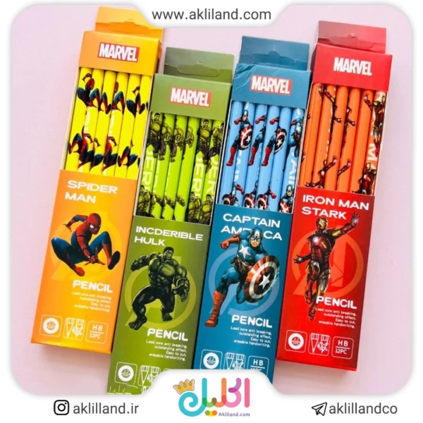 مداد HB طرح marvel