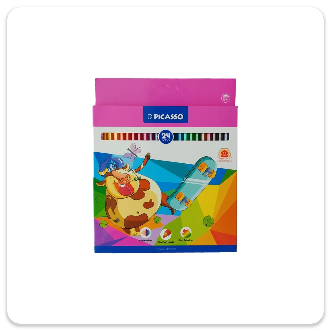 مداد رنگی 24 رنگ پیکاسو - Image 10