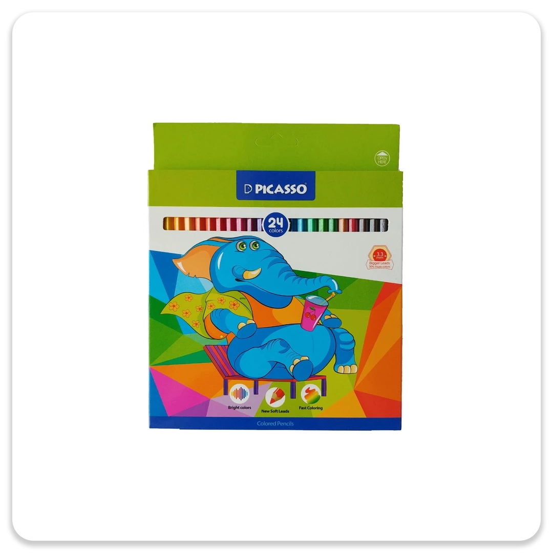 مداد رنگی 24 رنگ پیکاسو - Image 11