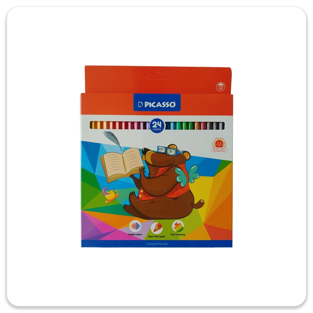 مداد رنگی 24 رنگ پیکاسو - Image 9