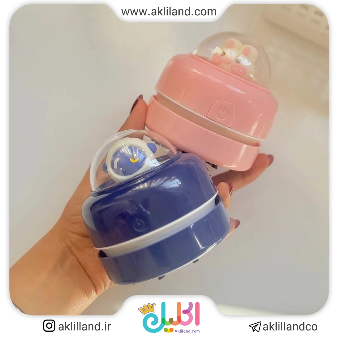 مینی جارو شارژی فضانورد (تک رنگ سرمه ای)