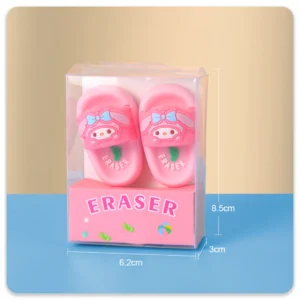 پاک کن طرح صندل ملودی (تک رنگ صورتی)