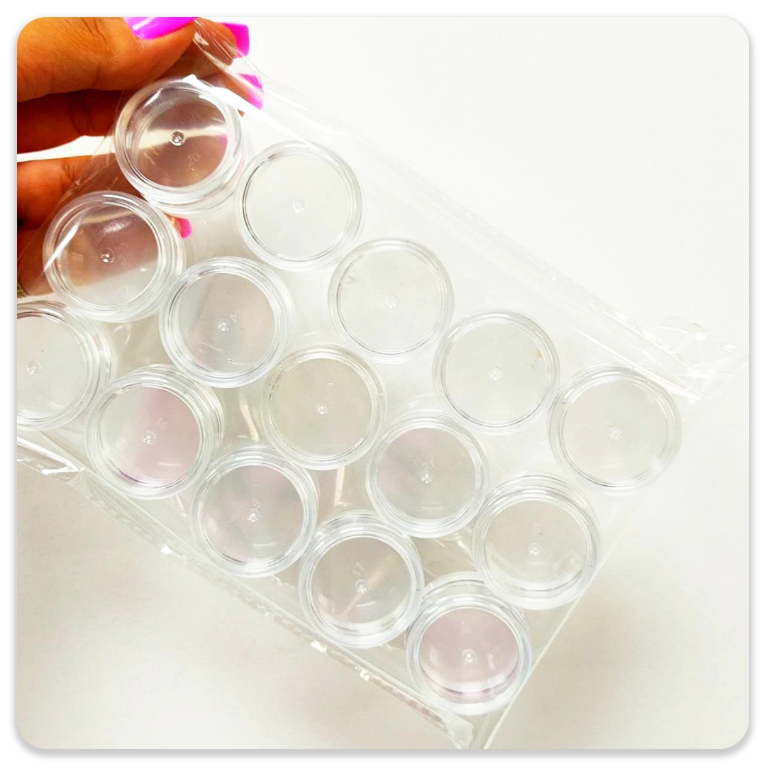 قوطی پلاستیکی کوچک شفاف - Image 5