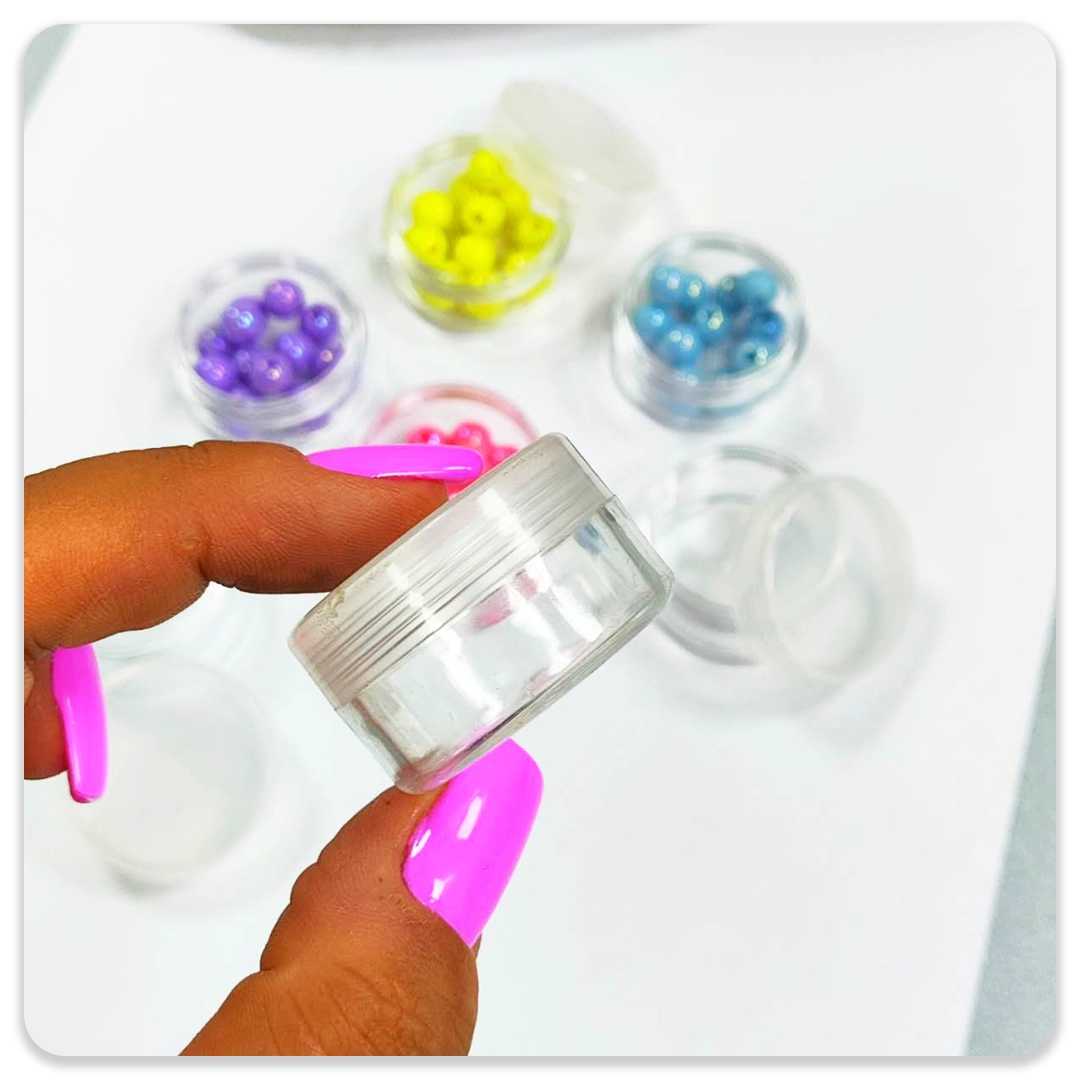 قوطی پلاستیکی کوچک شفاف - Image 4