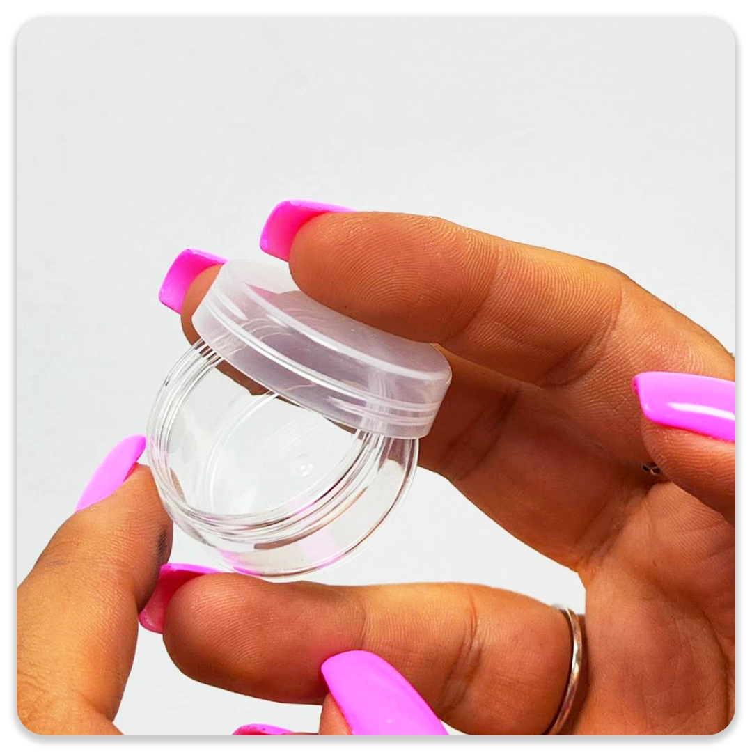 قوطی پلاستیکی کوچک شفاف - Image 3