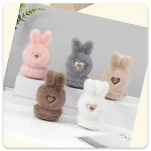 گوش بند پشمی مدل خرگوشی