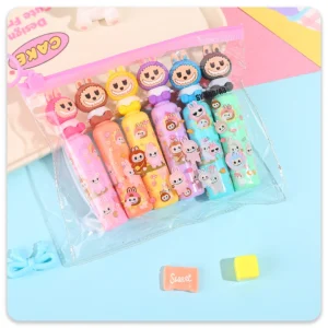 ماژیک هایلایتر 6 عددی سر سیلیکونی لبوبو