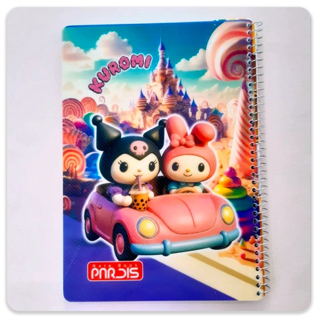 دفتر 50 برگ طلقی خط دار