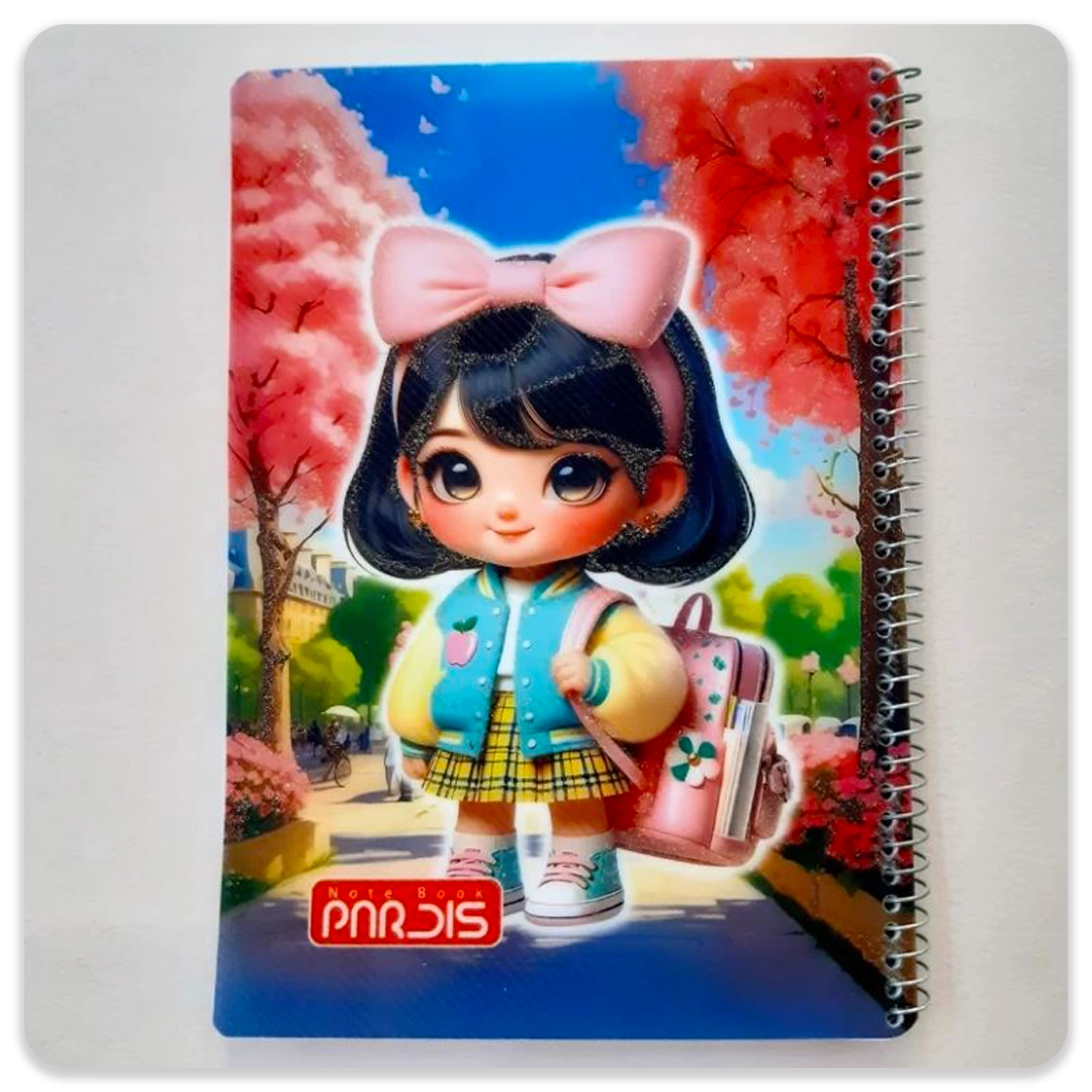 دفتر 50 برگ طلقی خط دار