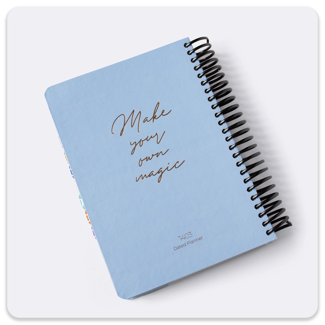 دات نوت A5 پلنر سالیانه بدون تاریخ