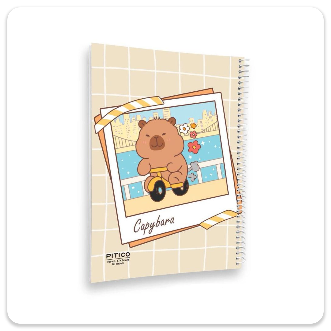 دفتر 80 برگ مجلد استیکردار کد 326 (مدل رندوم) - Image 5