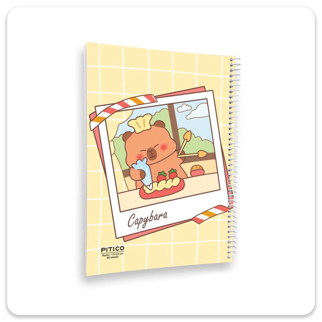 دفتر 80 برگ مجلد استیکردار کد 326 (مدل رندوم) - Image 4