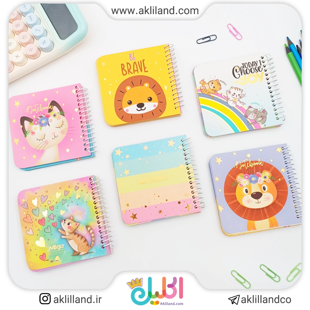 دفترچه یادداشت 10*10 کیوت