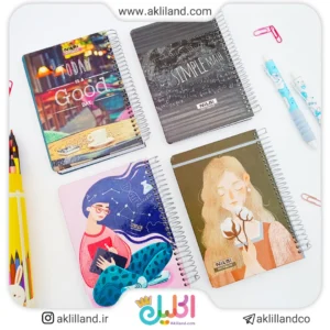 دفترچه یادداشت 100 برگ جلد سخت