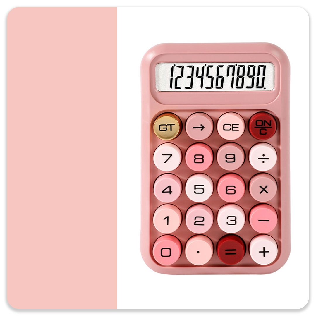 ماشین حساب دکمه درشت رنگی آدامسی - Image 3