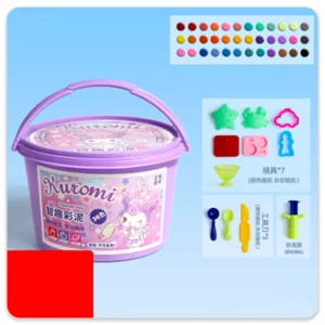 خمیر کلی رنگی سطلی 36 عددی