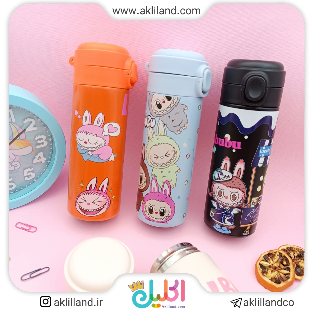 قمقمه استیل پاستیلی لبوبو