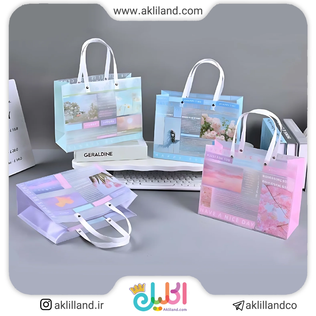 بگ طرح گل 25*32 سانتی متر