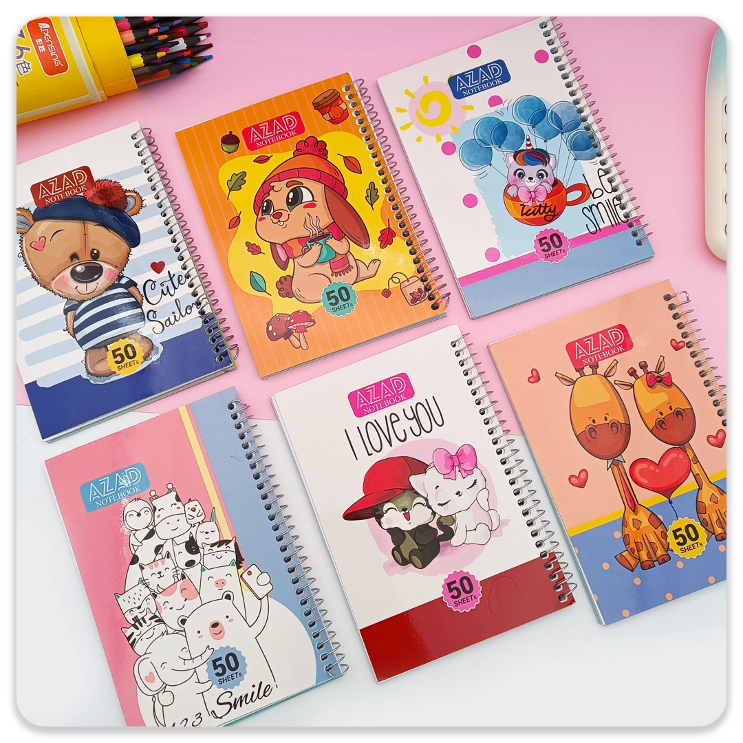 دفترچه یادداشت حاشیه دار آزاد